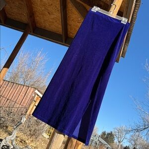 Juno made in United States vintage Purple Velvet Skirt